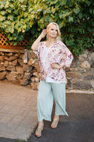 Minted in Summer Palazzo Pants