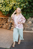 Minted in Summer Palazzo Pants
