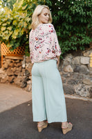 Minted in Summer Palazzo Pants