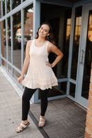 Champagne Nights Tunic Top