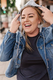 Distressed Dream Denim Jacket