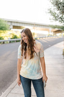 Malibu Peach Tie Dye Top