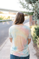 Malibu Peach Tie Dye Top