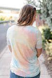Malibu Peach Tie Dye Top