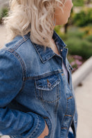 Distressed Dream Denim Jacket