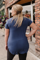 Everyday Basic Coal Blue Top