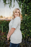 Summer Sage Knit Tunic