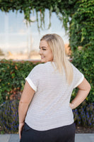 Say It Isn't So Striped Knit Top
