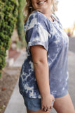 Blue Skies Tie Dye Top