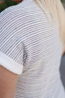 Say It Isn't So Striped Knit Top
