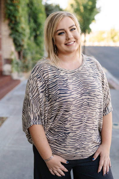 Zebra Safari Sweater