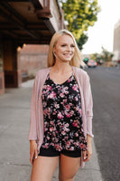 Peaceful Mauve Cardigan