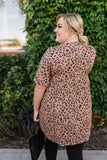 Coffee Date Leopard Print Tunic