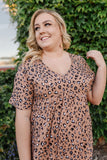 Coffee Date Leopard Print Tunic