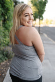 Dove Gray Lacy Bralette Tank