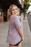 Fields of Violet Knit Tunic