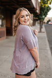 Fields of Violet Knit Tunic