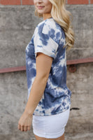 Blue Skies Tie Dye Top