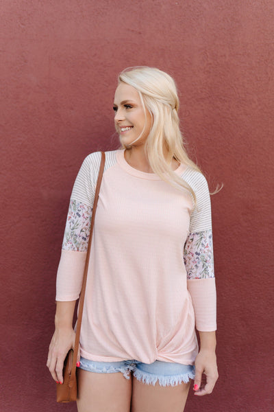 Summer Garden Tunic in Peach