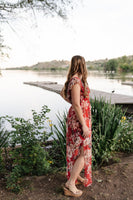 A Walk In The Sunset Maxi Dress