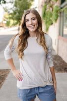 Summer Garden Tunic in Oatmeal