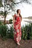 A Walk In The Sunset Maxi Dress