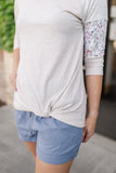 Summer Garden Tunic in Oatmeal