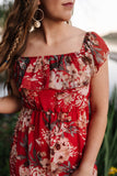 A Walk In The Sunset Maxi Dress