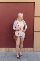 Summer Garden Tunic in Peach