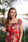 A Walk In The Sunset Maxi Dress