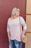 Summer Garden Tunic in Peach