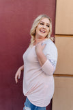 Summer Garden Tunic in Peach