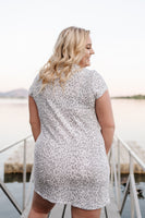 Snow Leopard On The Loose Dress