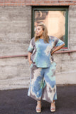 Arctic Waters Tie Dye Top