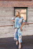 Arctic Waters Tie Dye Top