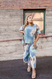 Arctic Waters Tie Dye Top