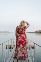 A Walk In The Sunset Maxi Dress