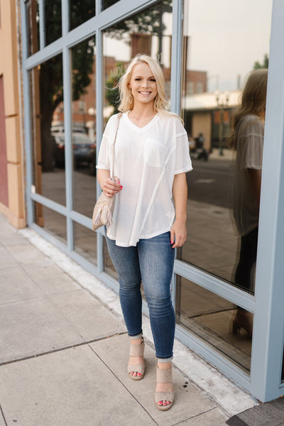 Alabaster Delight Tee