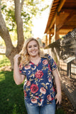 Simply Floral In Navy
