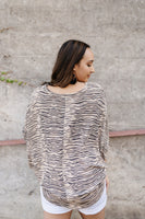 Zebra Safari Sweater