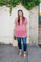 Mineral Wash Rose' Top