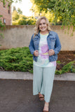 Minted in Summer Palazzo Pants