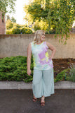 Minted in Summer Palazzo Pants