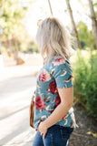 Simply Floral In Sea Glass