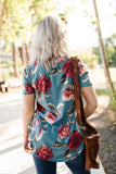 Simply Floral In Sea Glass