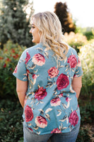 Simply Floral In Sea Glass