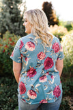 Simply Floral In Sea Glass