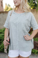 Summer Sage Knit Tunic