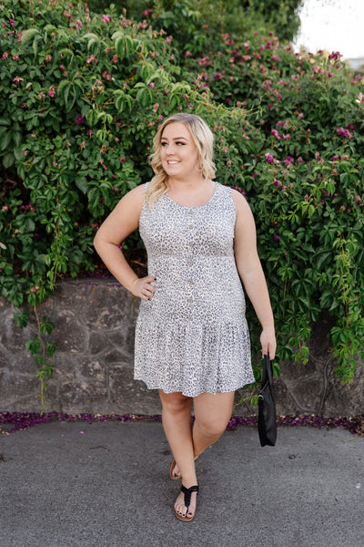 Leapin Leopard Sleeveless Dress