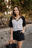 Tangled Up In Black Summer Shorts
